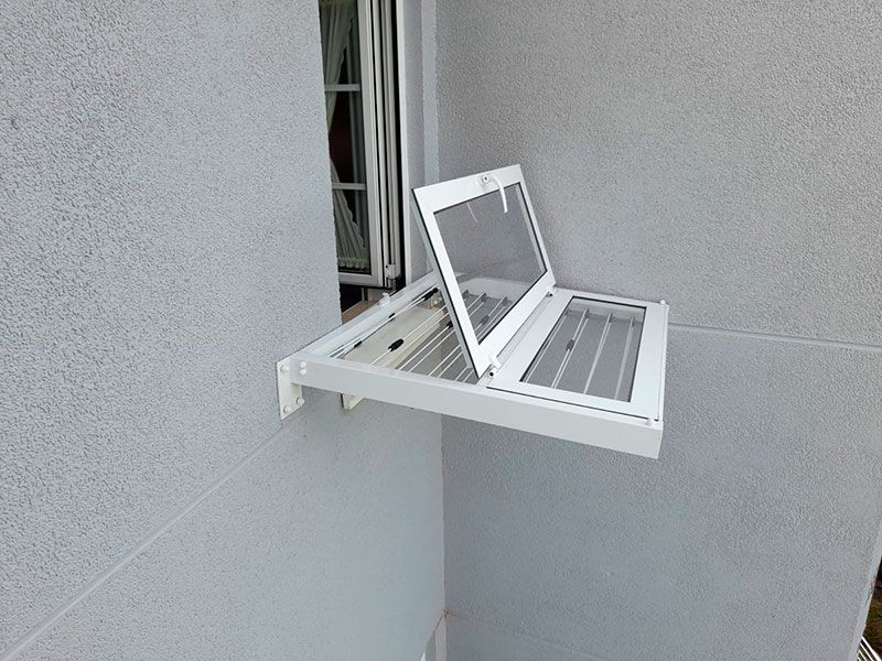 Tendedero deslizante en ventana