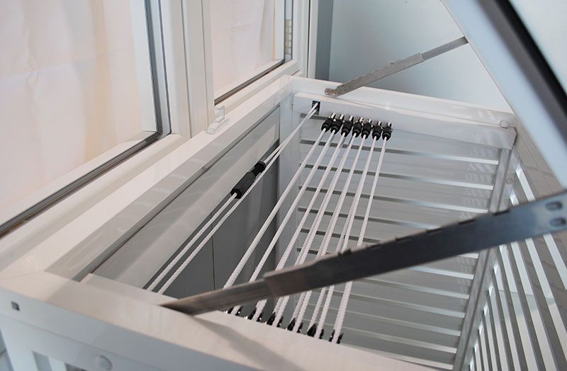 Cuerdas de tendedero tipo baúl deslizante